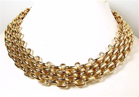 christian dior gold plated necklace|Christian Dior necklace for sale.